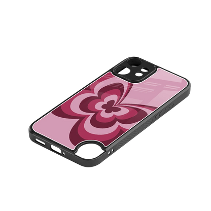 Y2K Magenta Butterfly stylish phone case for cmf nothing phone 2 pro | glossy glass and slim fit