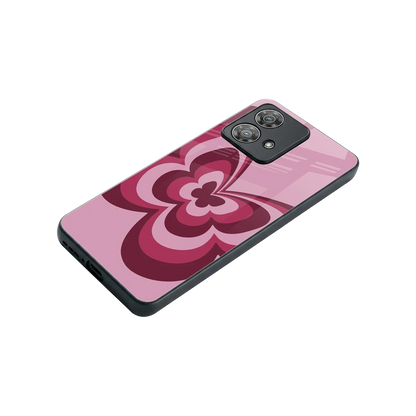 Y2K Magenta Butterfly stylish phone case for motorola edge 40 neo 5g | glossy glass and slim fit
