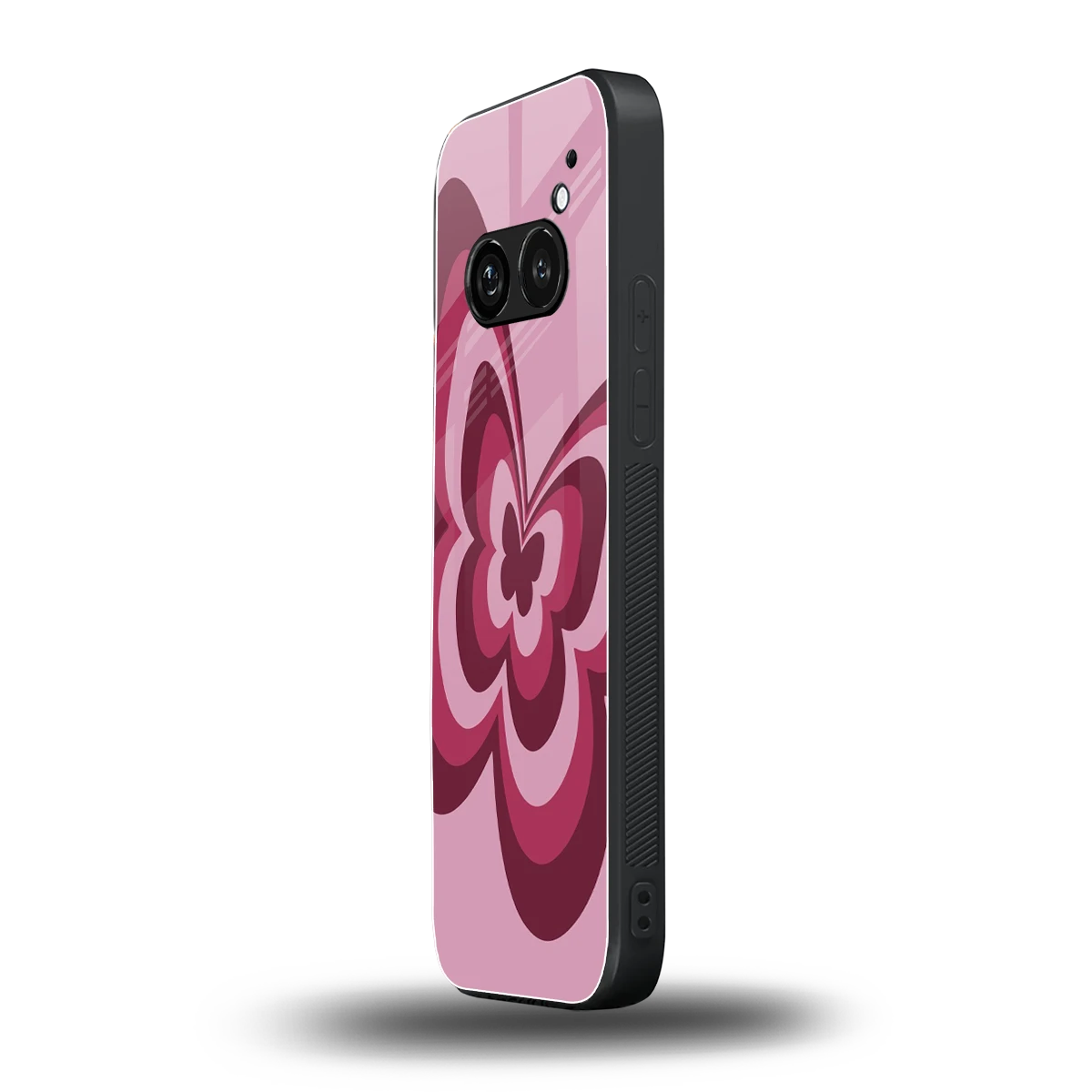 Y2K Magenta Butterfly nothing phone 2a mobile cover | shockproof glass phone case
