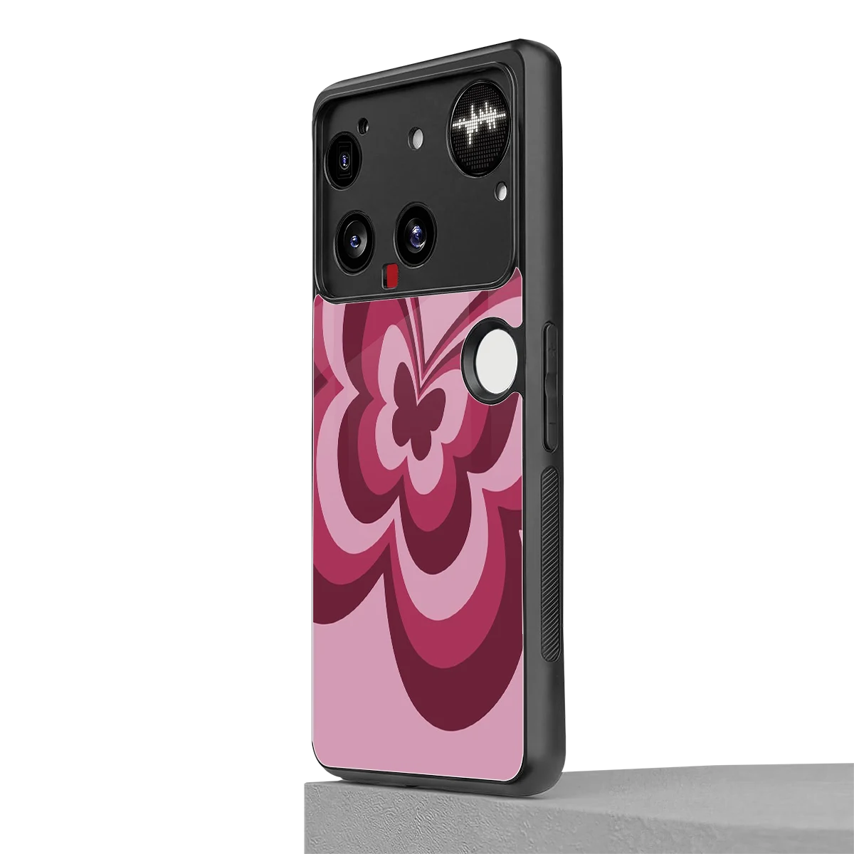 Y2K Magenta Butterfly nothing phone 3 mobile cover | shockproof glass phone case