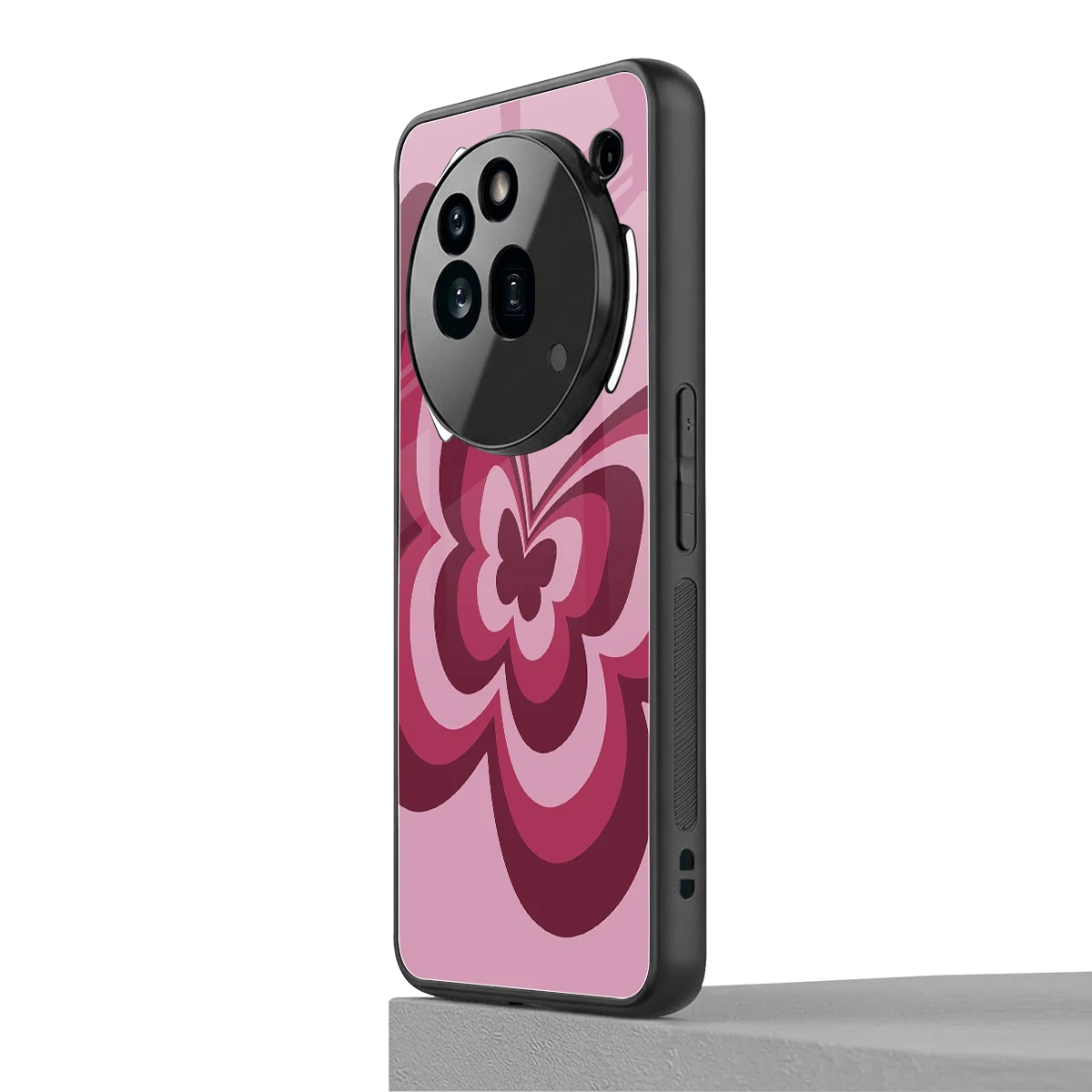 Y2K Magenta Butterfly nothing phone 3a pro mobile cover | shockproof glass phone case