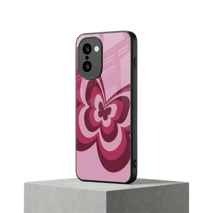 Y2K Magenta Butterfly oneplus 15r mobile cover | shockproof glass phone case