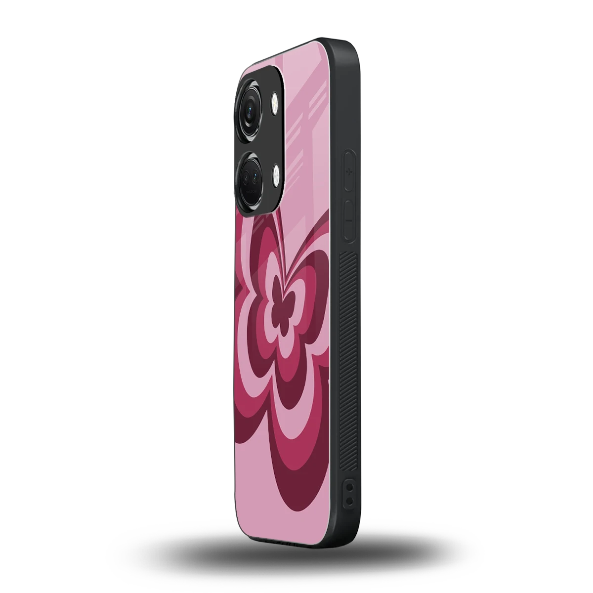 Y2K Magenta Butterfly oneplus nord 3 mobile cover | shockproof glass phone case