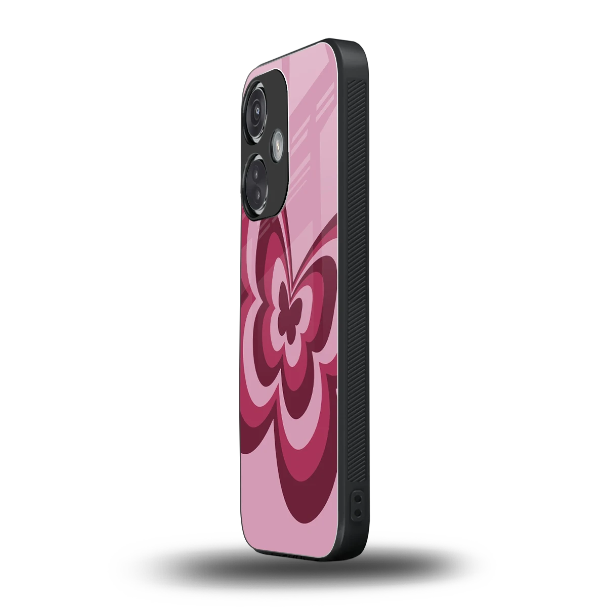 Y2K Magenta Butterfly oneplus nord ce 3 mobile cover | shockproof glass phone case