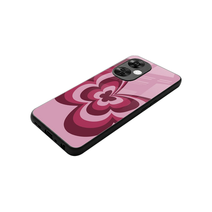 Y2K Magenta Butterfly stylish phone case for oneplus nord ce 3 lite | glossy glass and slim fit