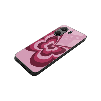 Y2K Magenta Butterfly stylish phone case for oppo a5x 5g | glossy glass and slim fit