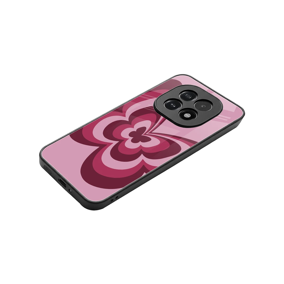 Y2K Magenta Butterfly stylish phone case for oppo f29 5g | glossy glass and slim fit