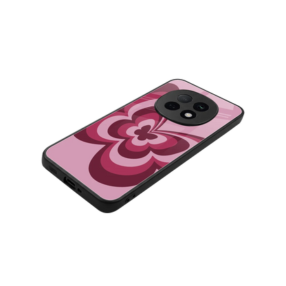 Y2K Magenta Butterfly stylish phone case for oppo f29 pro 5g | glossy glass and slim fit