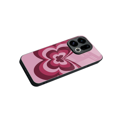 Y2K Magenta Butterfly stylish phone case for oppo find x9 | glossy glass and slim fit