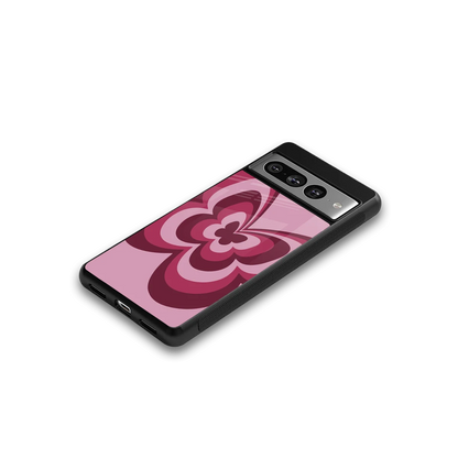 Y2K Magenta Butterfly google pixel 7 pro mobile cover | shockproof glass phone case