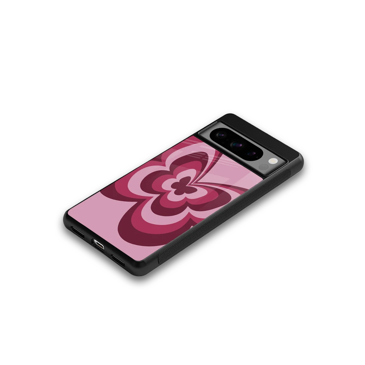 Y2K Magenta Butterfly google pixel 8 pro mobile cover | shockproof glass phone case