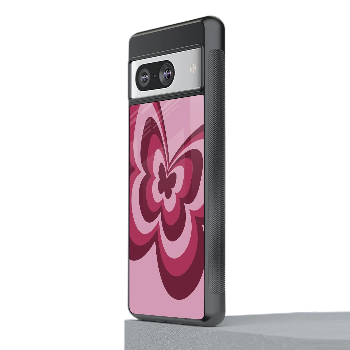 Y2K Magenta Butterfly stylish phone case for google pixel 8 | glossy glass and slim fit