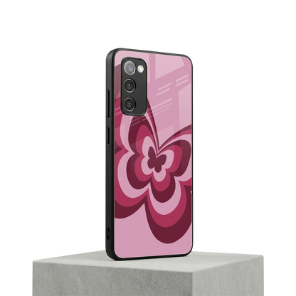 Y2K Magenta Butterfly samsung galaxy s20 fe mobile cover | shockproof glass phone case