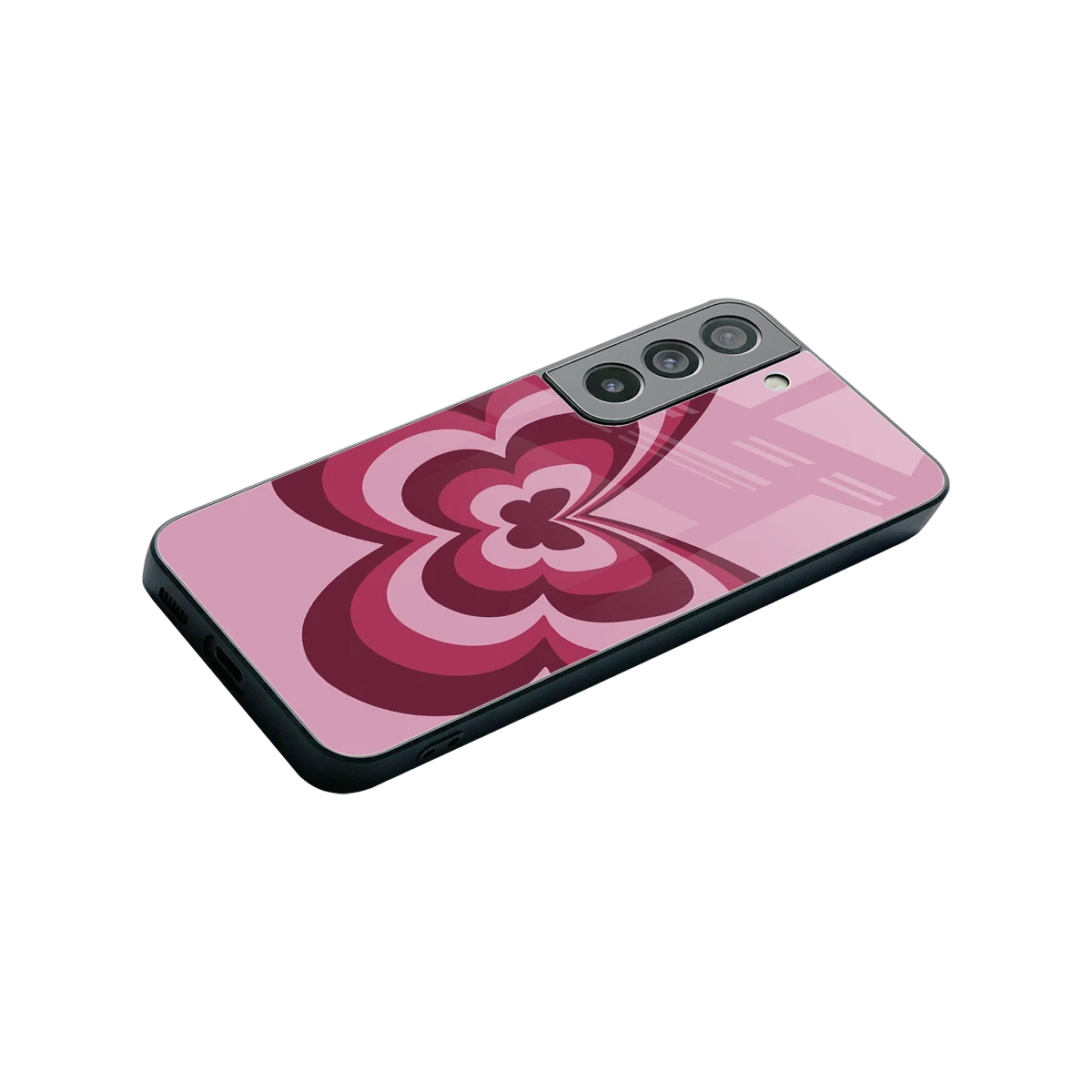 Y2K Magenta Butterfly stylish phone case for samsung galaxy s22 | glossy glass and slim fit