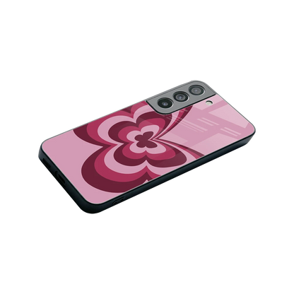 Y2K Magenta Butterfly stylish phone case for samsung galaxy s22 | glossy glass and slim fit