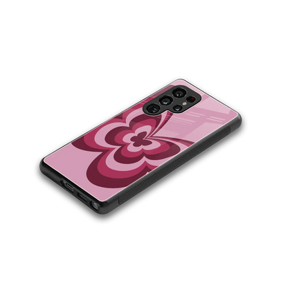 Y2K Magenta Butterfly stylish phone case for samsung galaxy s25 ultra | glossy glass and slim fit