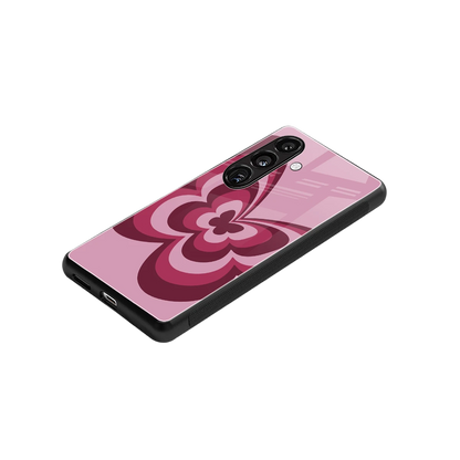 Y2K Magenta Butterfly stylish phone case for samsung galaxy s24 | glossy glass and slim fit