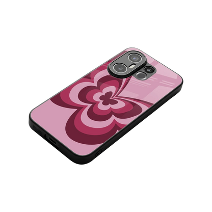 Y2K Magenta Butterfly stylish phone case for vivo x200 fe | glossy glass and slim fit