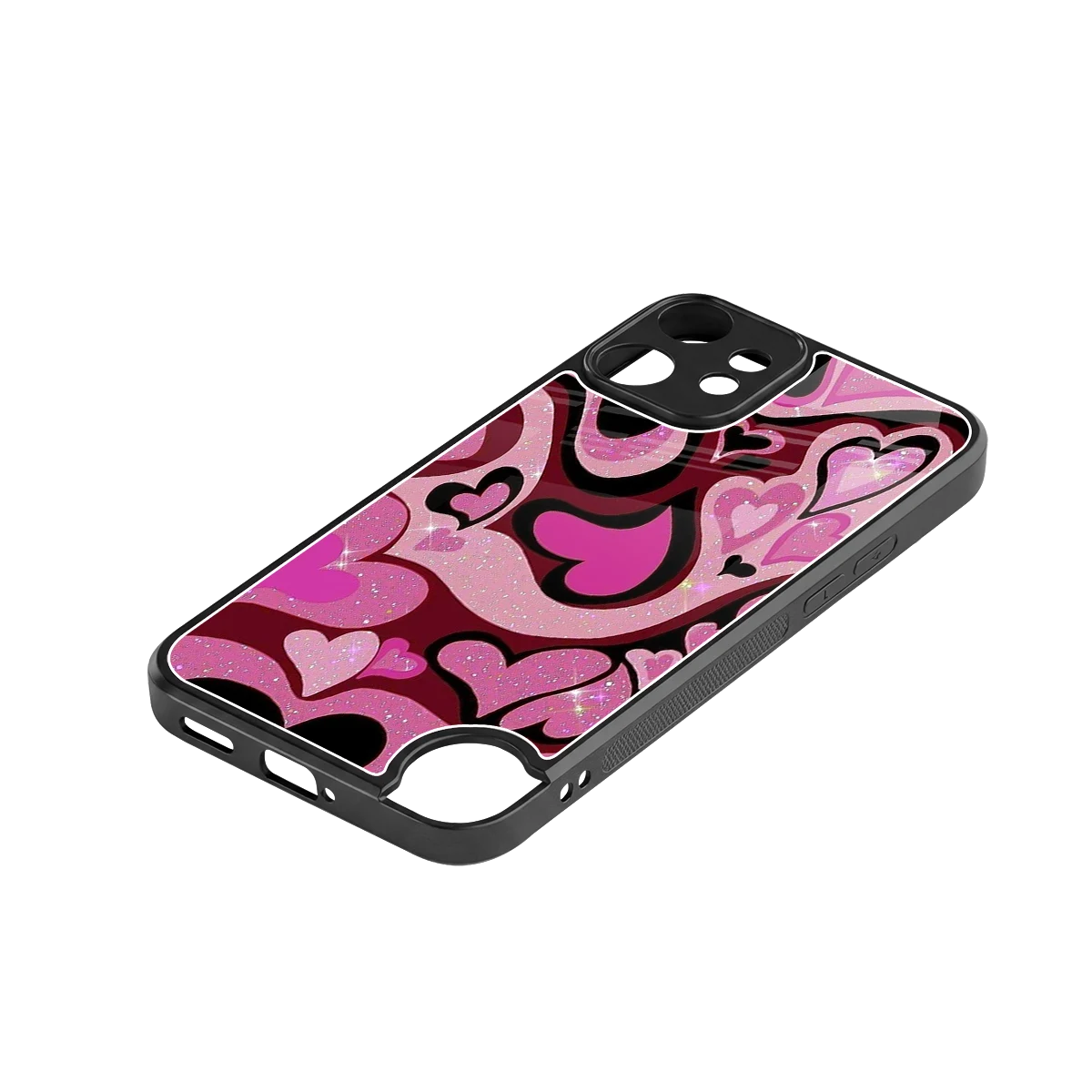 Y2K Magenta Meltdown Hearts stylish phone case for cmf nothing phone 2 pro | glossy glass and slim fit