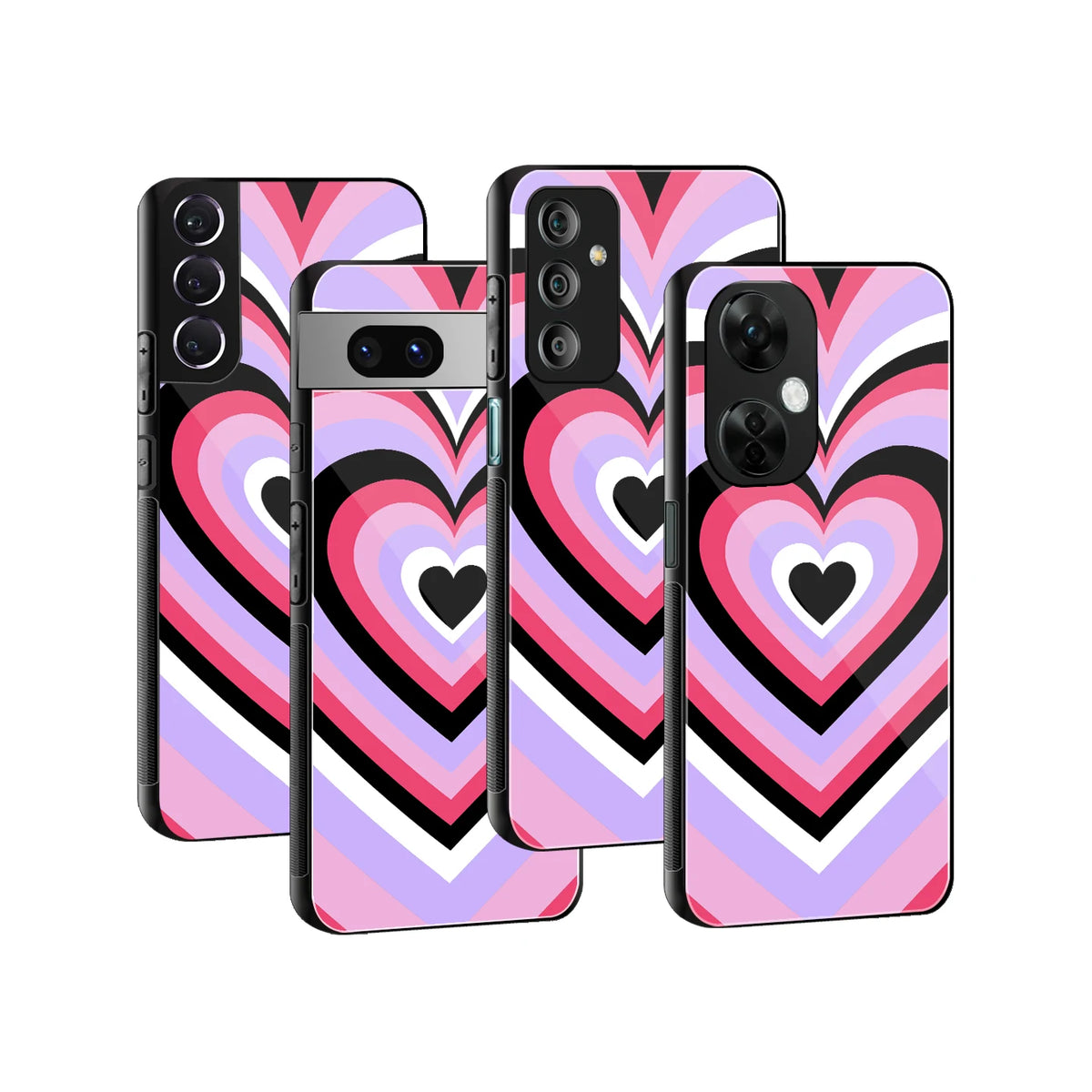 Stylish Glass Back Case for All Smartphones iPhone, Samsung, OnePlus, Pixel, Redmi, Oppo, Vivo, Motorola