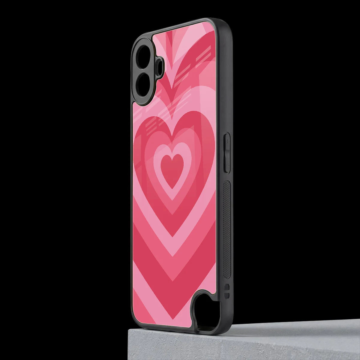 Y2K Pink Hearts cmf nothing phone 1 mobile cover | shockproof glass phone case