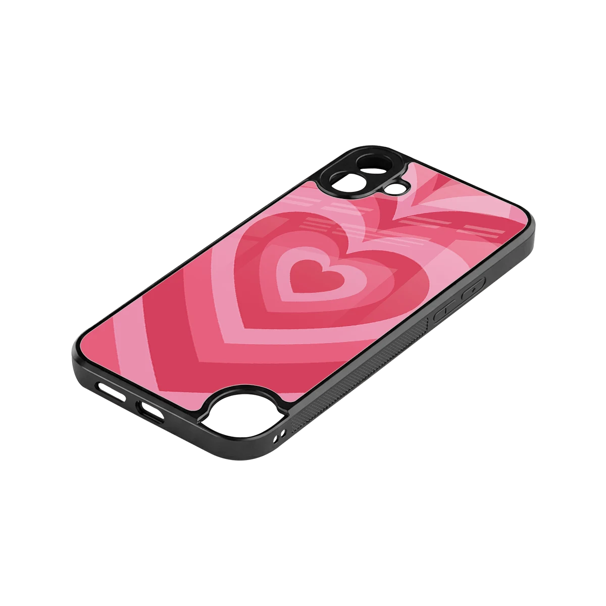 Y2K Pink Hearts stylish phone case for cmf nothing phone 1 | glossy glass and slim fit