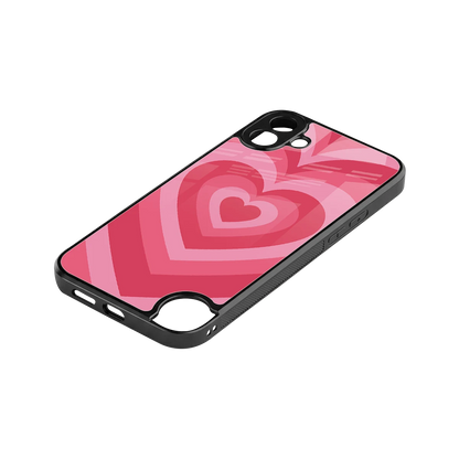 Y2K Pink Hearts stylish phone case for cmf nothing phone 1 | glossy glass and slim fit
