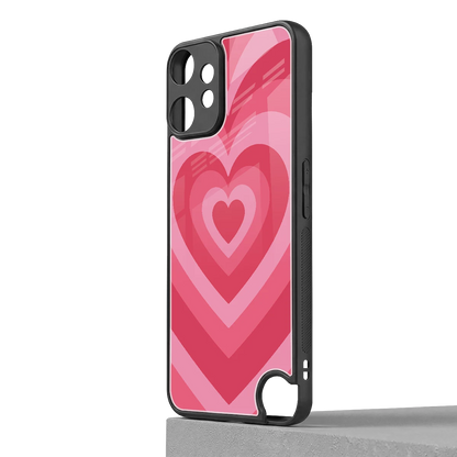 Y2K Pink Hearts cmf nothing phone 2 pro mobile cover | shockproof glass phone case
