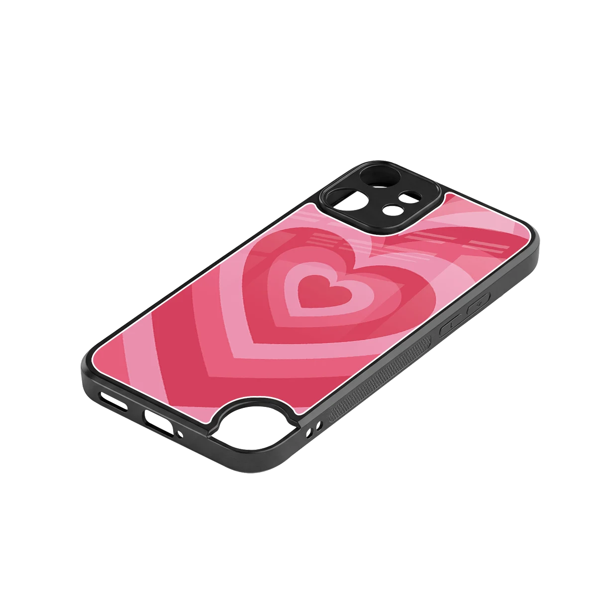 Y2K Pink Hearts stylish phone case for cmf nothing phone 2 pro | glossy glass and slim fit