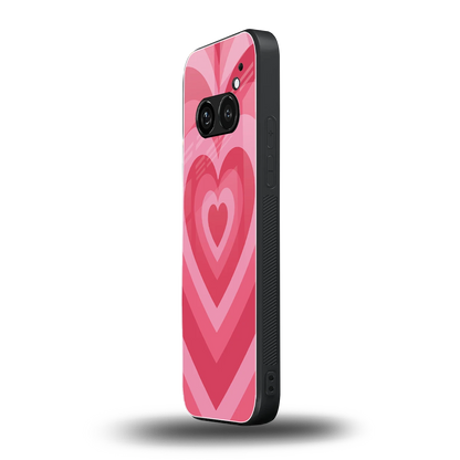 Y2K Pink Hearts nothing phone 2a plus mobile cover | shockproof glass phone case