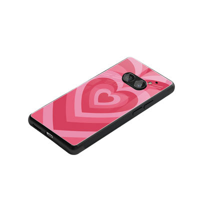 Y2K Pink Hearts stylish phone case for nothing phone 2a plus | glossy glass and slim fit