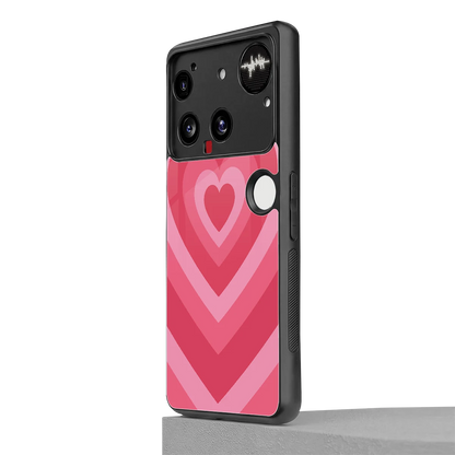 Y2K Pink Hearts nothing phone 3 mobile cover | shockproof glass phone case