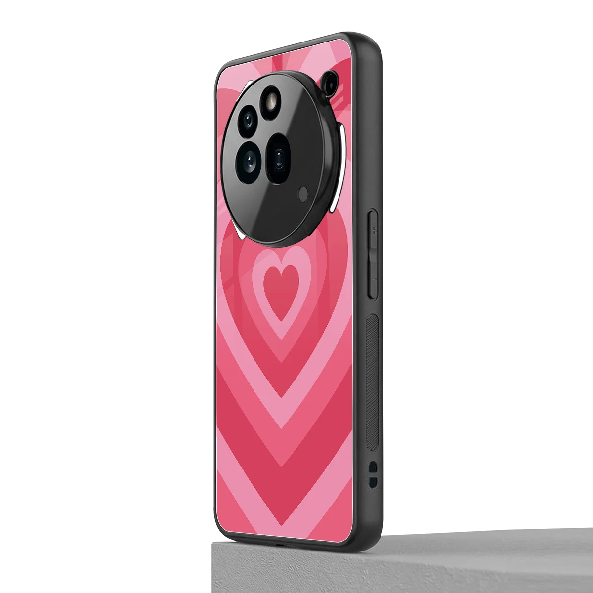 Y2K Pink Hearts nothing phone 3a pro mobile cover | shockproof glass phone case
