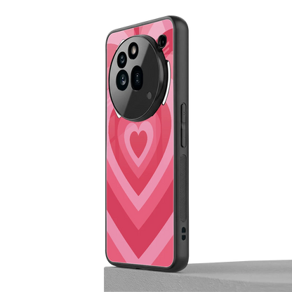 Y2K Pink Hearts nothing phone 3a pro mobile cover | shockproof glass phone case