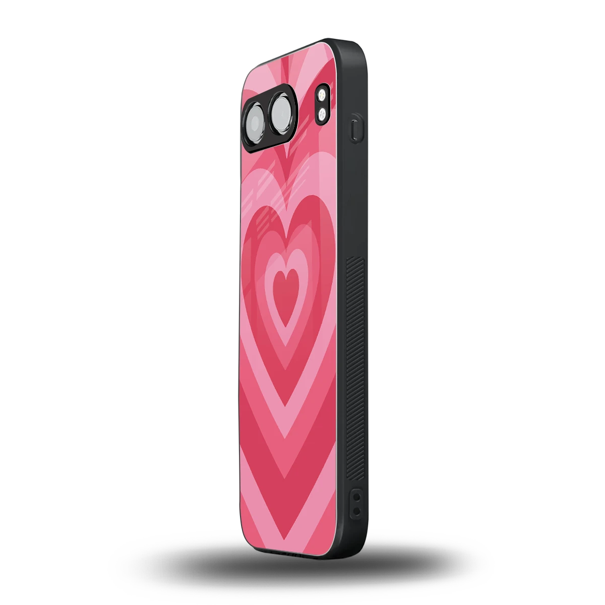 Y2K Pink Hearts oneplus nord 4 mobile cover | shockproof glass phone case