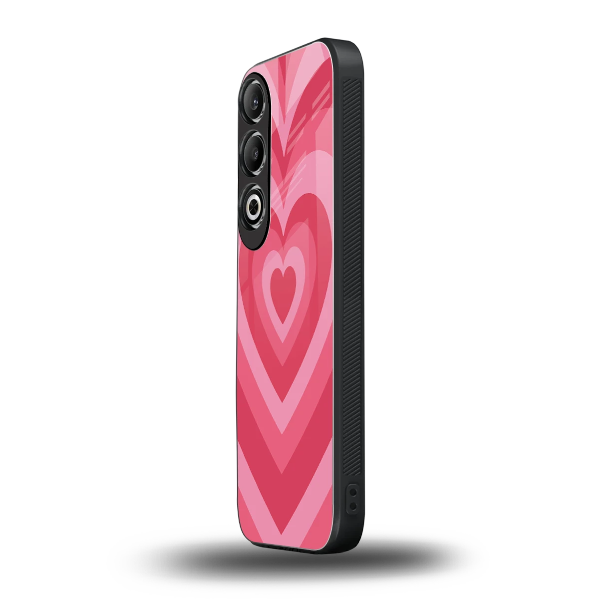 Y2K Pink Hearts oneplus nord ce 4 mobile cover | shockproof glass phone case