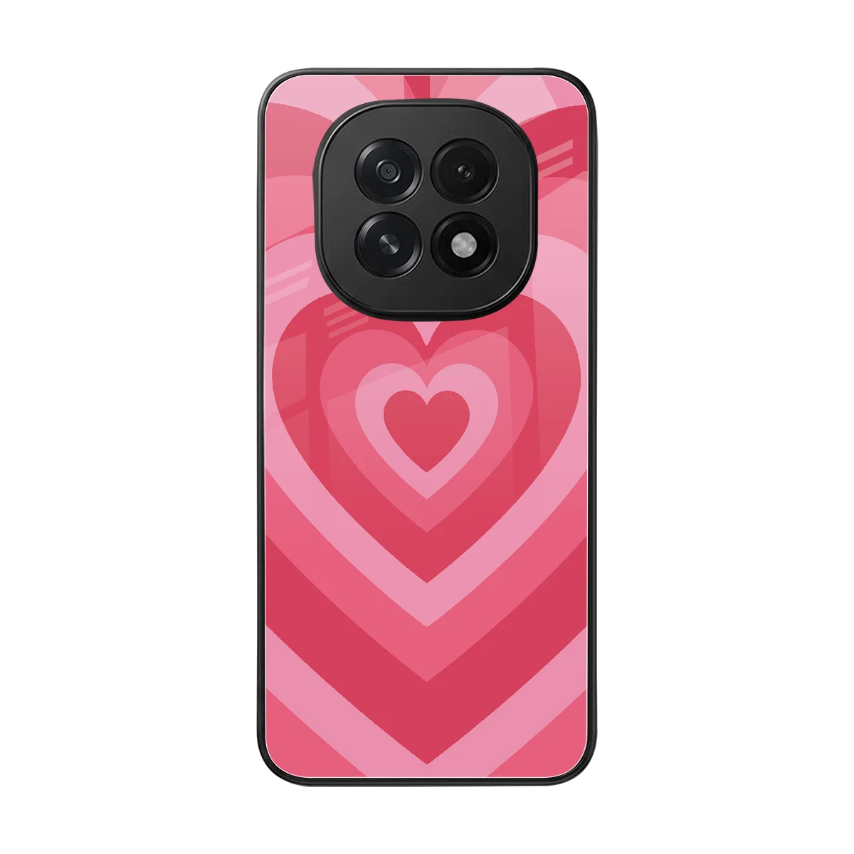 Y2K Pink Hearts back phone cover | glass case for oppo f29 5g