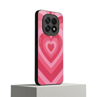 Y2K Pink Hearts oppo f29 5g mobile cover | shockproof glass phone case
