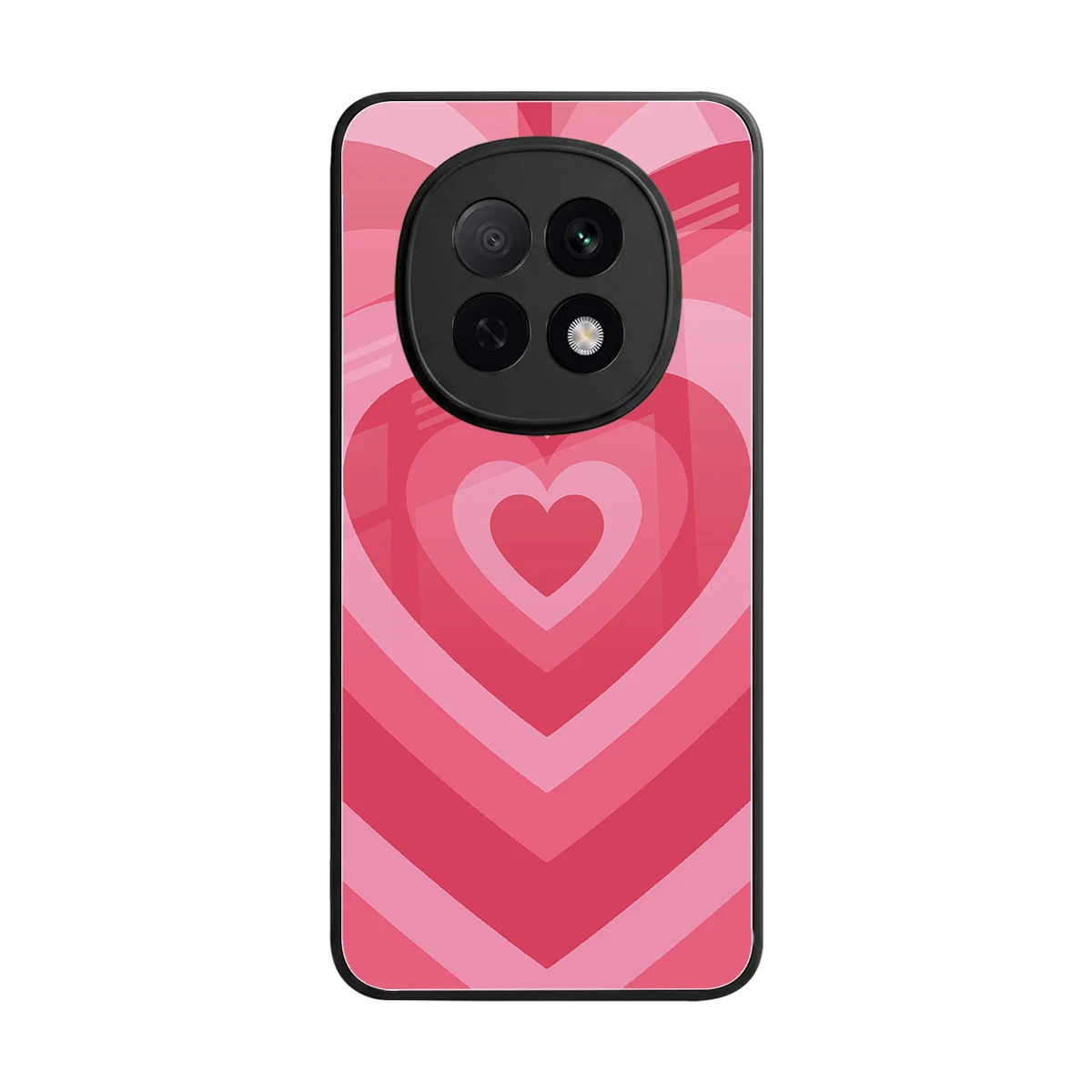 Y2K Pink Hearts back phone cover | glass case for oppo f29 pro 5g