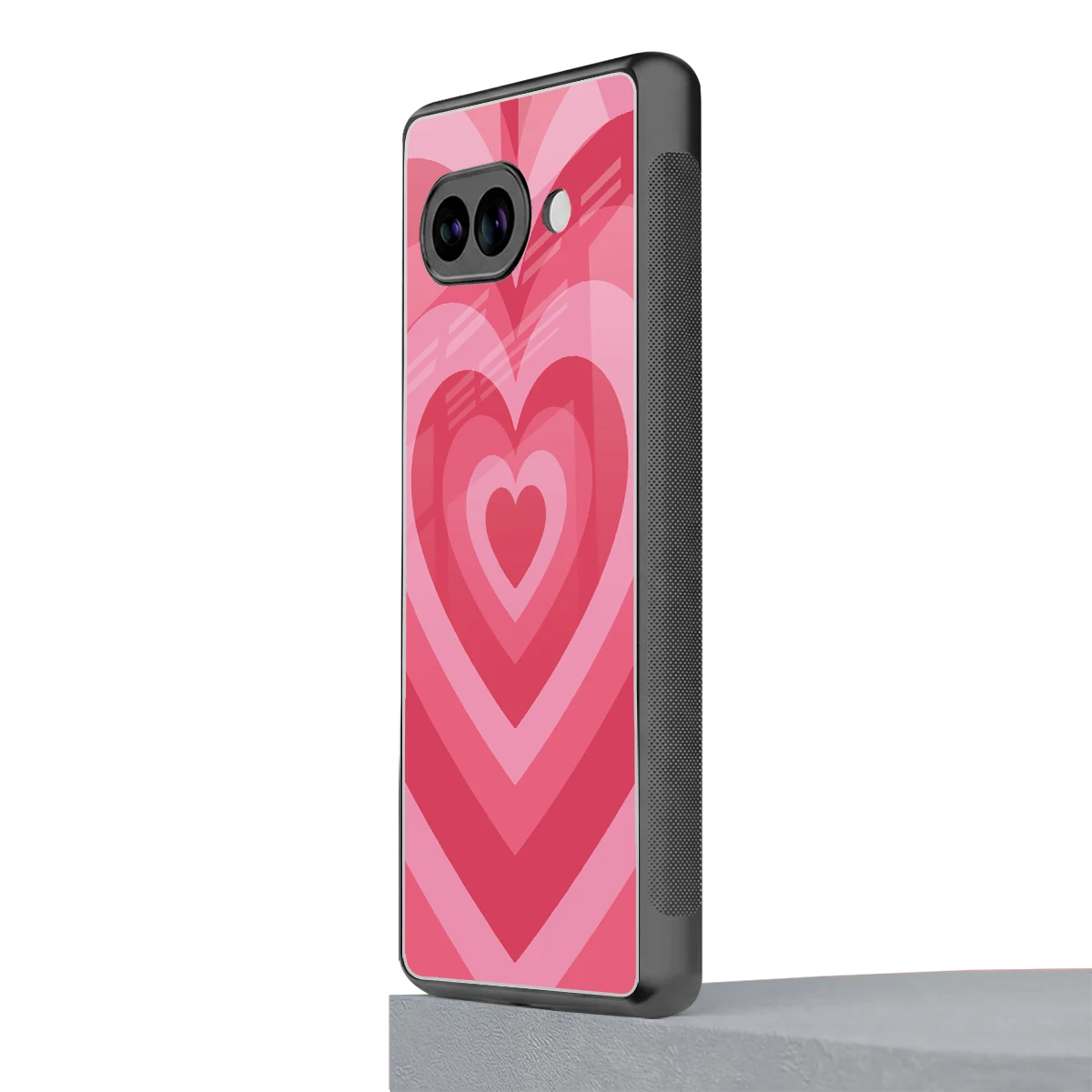 Y2K Pink Hearts google pixel 10a mobile cover | shockproof glass phone case