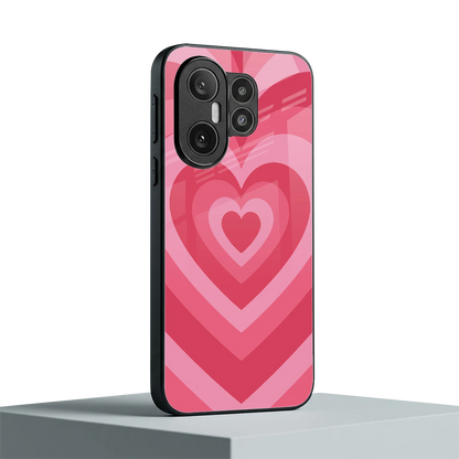 Y2K Pink Hearts vivo x200 fe mobile cover | shockproof glass phone case