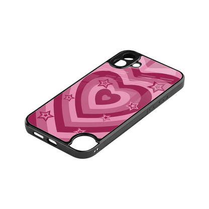 Y2K Pink Hearts X Stars stylish phone case for cmf nothing phone 1 | glossy glass and slim fit