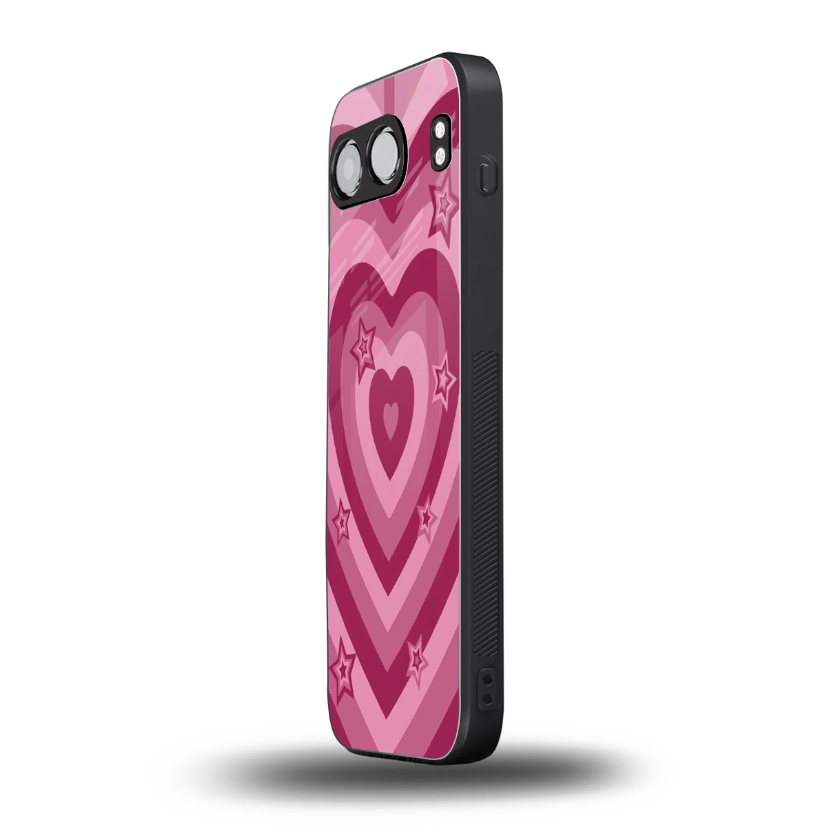 Y2K Pink Hearts X Stars oneplus nord 4 mobile cover | shockproof glass phone case