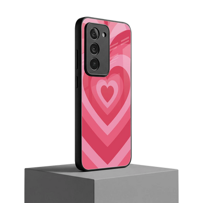 Y2K Pink Hearts redmi 15 5g mobile cover | shockproof glass phone case