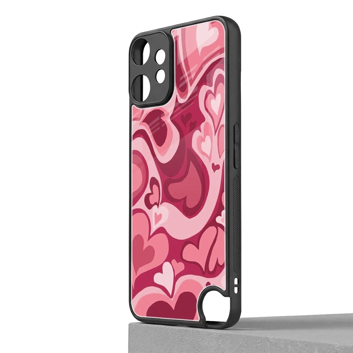 Y2K Pink Meltdown Hearts cmf nothing phone 2 pro mobile cover | shockproof glass phone case