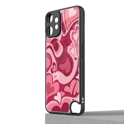 Y2K Pink Meltdown Hearts cmf nothing phone 2 pro mobile cover | shockproof glass phone case