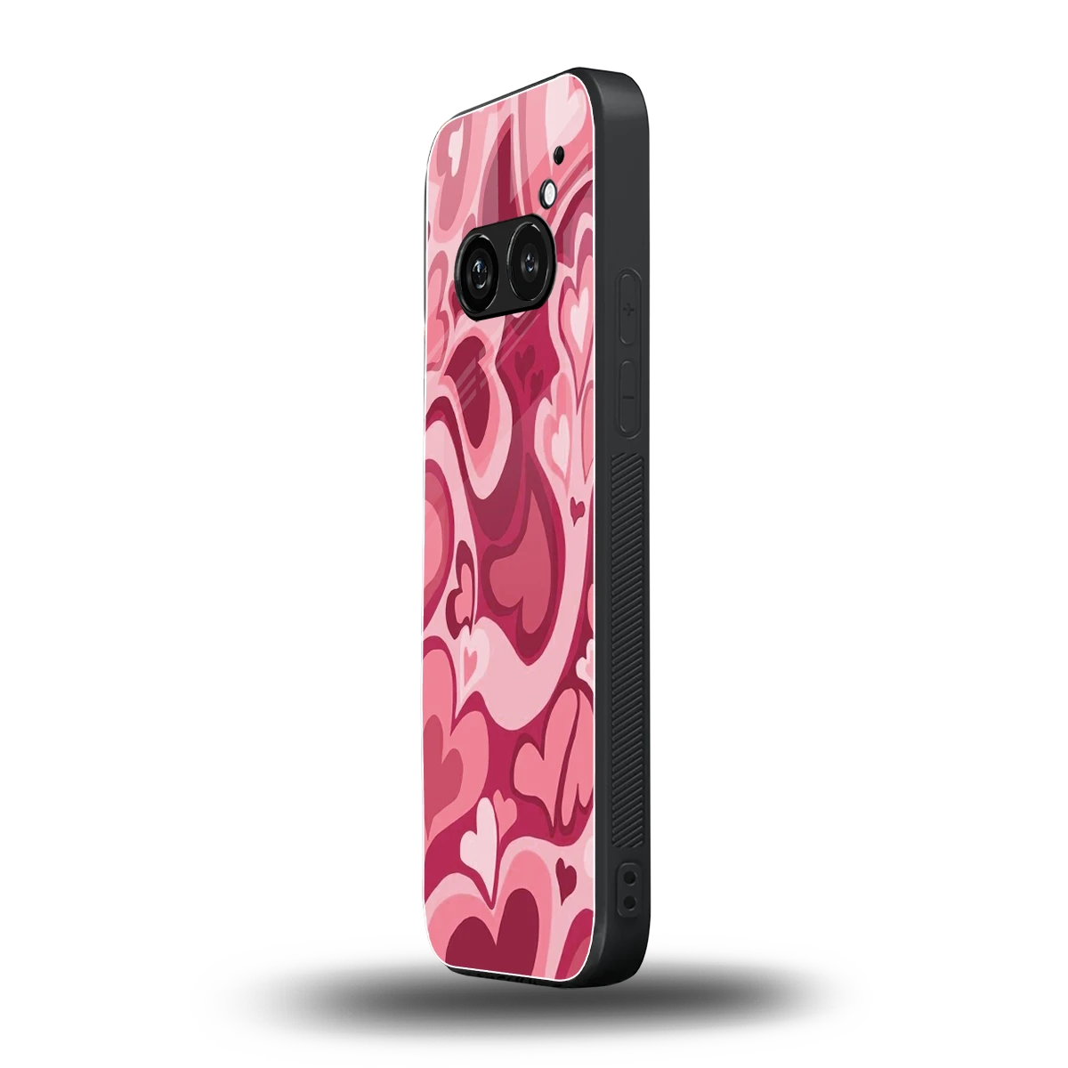 Y2K Pink Meltdown Hearts nothing phone 2a plus mobile cover | shockproof glass phone case