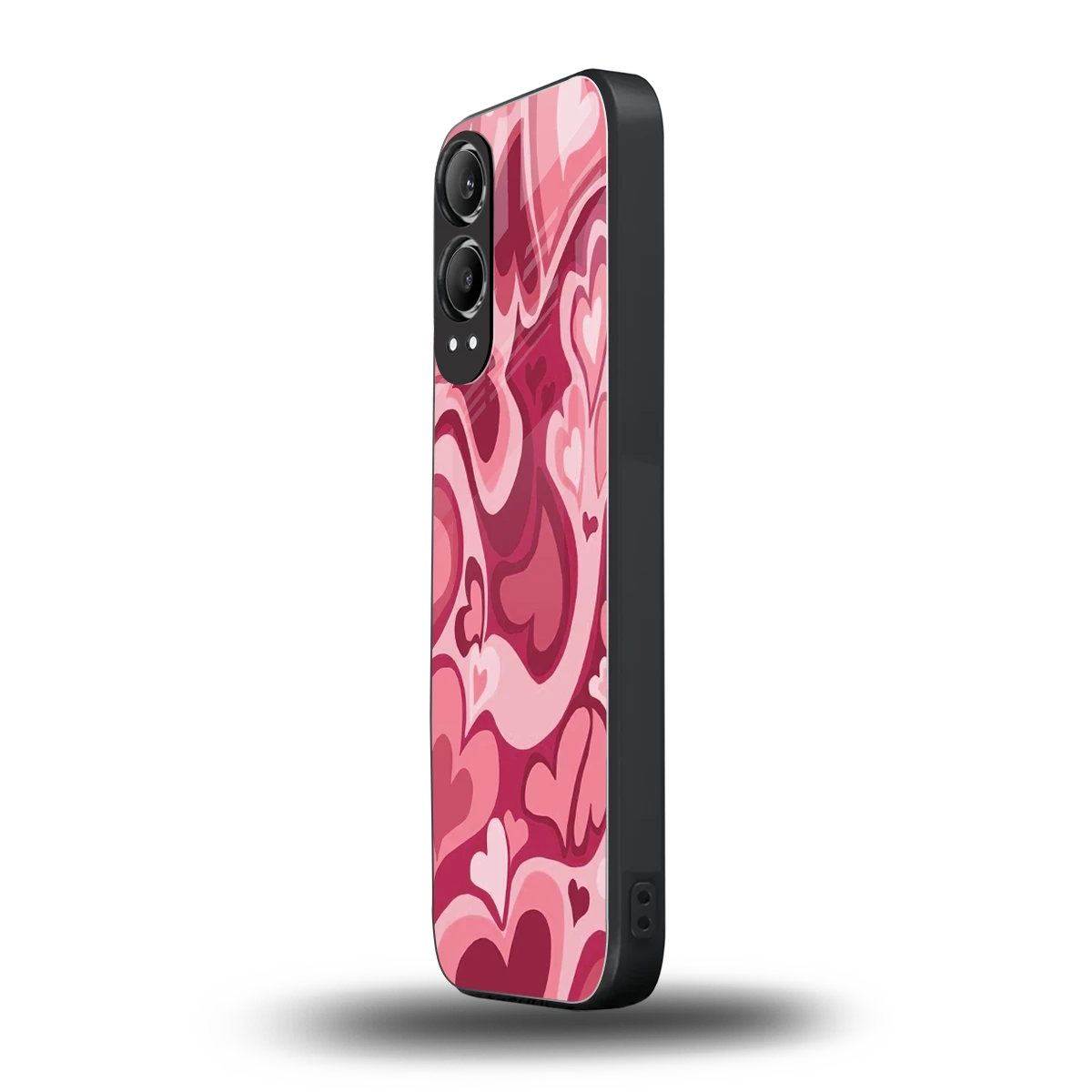 Y2K Pink Meltdown Hearts oneplus nord ce 4 lite mobile cover | shockproof glass phone case