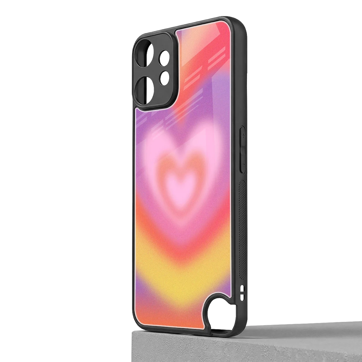 Y2K Rainbow Hearts cmf nothing phone 2 pro mobile cover | shockproof glass phone case