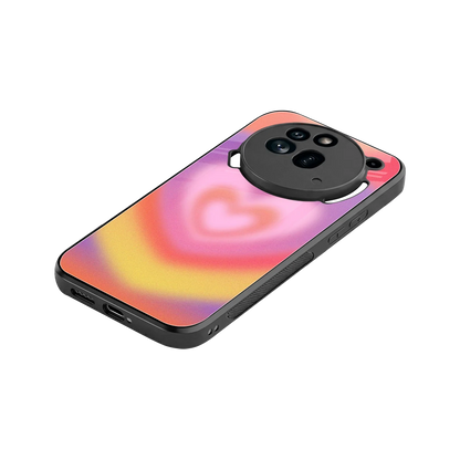 Y2K Rainbow Hearts stylish phone case for nothing phone 3a pro | glossy glass and slim fit